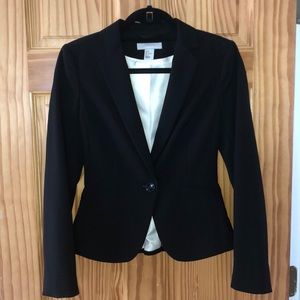 H&M black suit jacket